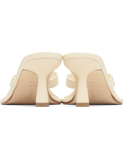 Aeyde Natural Daphne High-Heeled Sandals