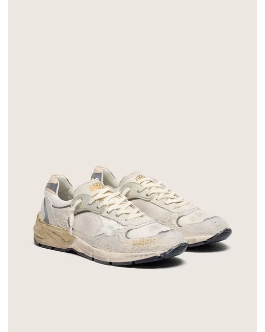 Golden Goose Deluxe Brand White Dad Star Lace-Up Sneakers for men