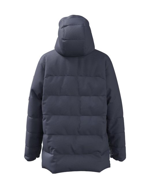 Boss Blue Versatile Mid-Length Down Jacket for men