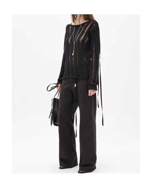 Ann Demeulemeester Black Gala Sweater