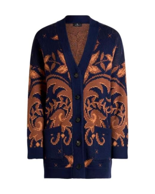 Etro Blue Cardigans