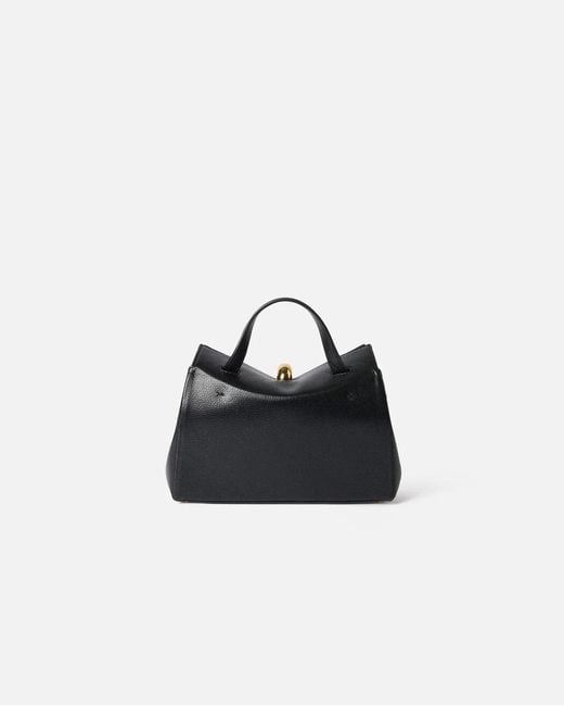Jacquemus Black The Small Valérie Grained Leather Tote Bag
