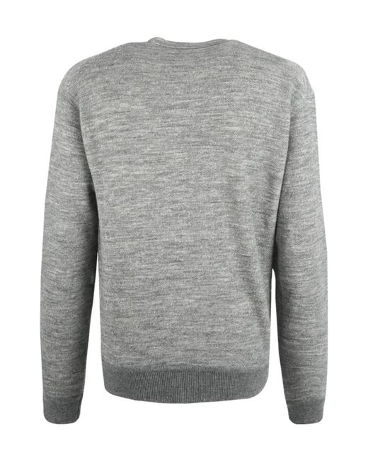 DSquared² Gray Logo Sports Hoodie for men