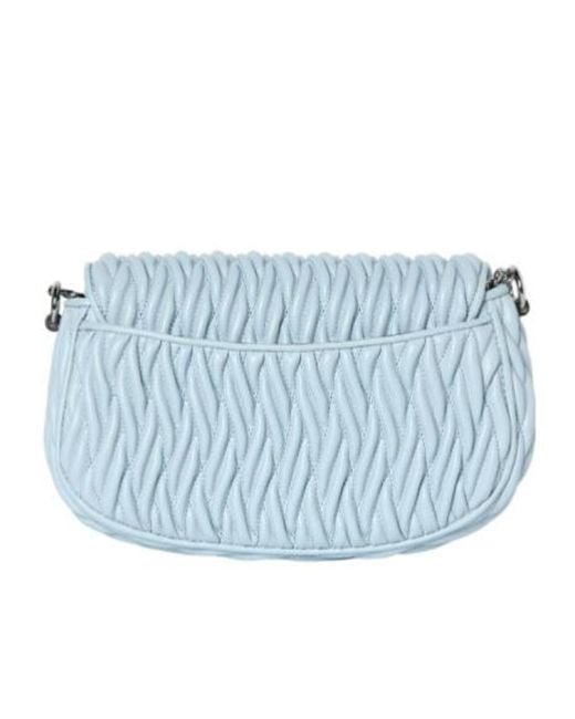 Michael Kors Blue Flap-Top Medium Shoulder Bag