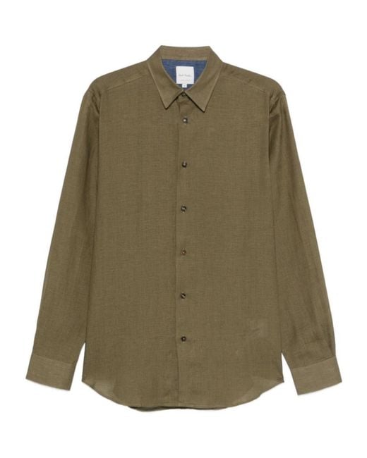 Paul Smith Green Buttoned Shirt for men