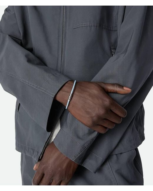 Bottega Veneta White Leather Bracelet for men
