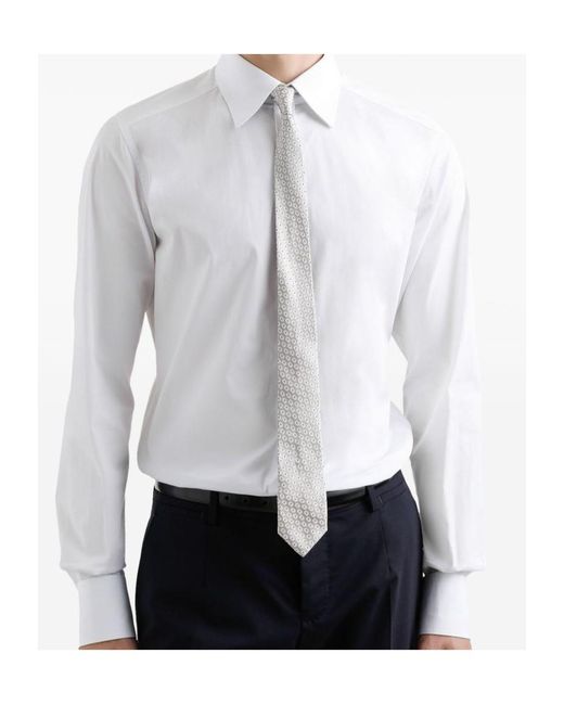 Dolce & Gabbana White Martini Tie for men