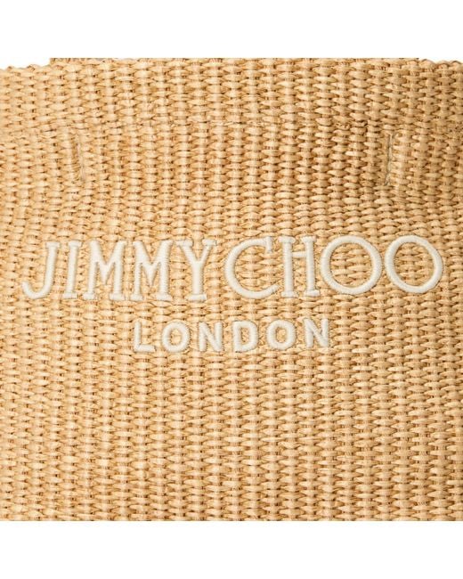 Jimmy Choo Natural Straw Woven Handbag