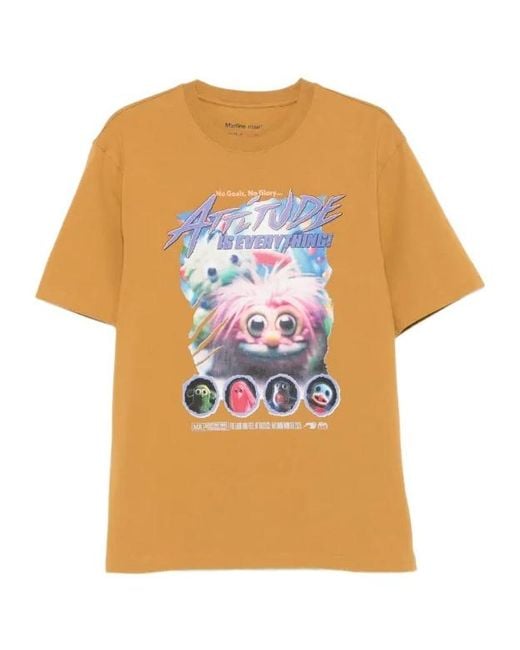 Martine Rose Multicolor Graphic-Print Cotton T-Shirt for men