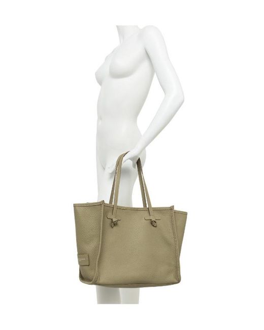 Gianni Chiarini Natural Marcella Knot-Detail Tote Bag