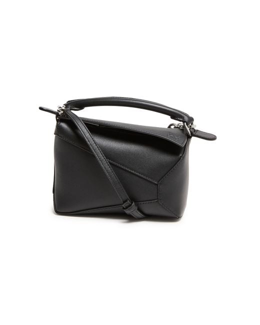 Loewe Black Puzzle Edge Mini Bag