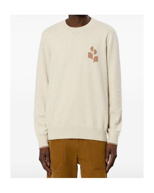 Isabel Marant White Antea Pullover for men