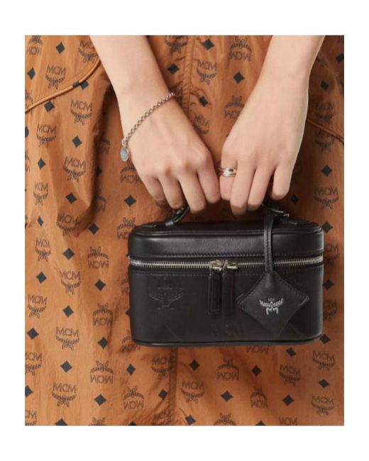 MCM Black Aren Vanity Case