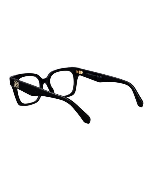 Loewe White Rectangle Frame Glasses