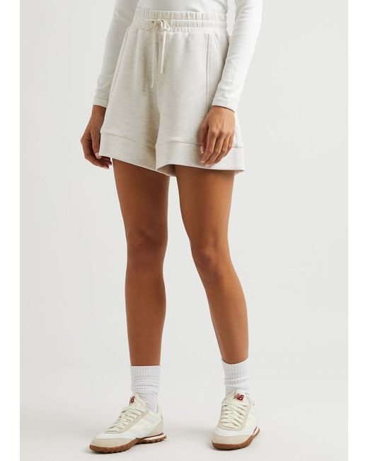 Varley White Alder Stretch-Jersey Shorts