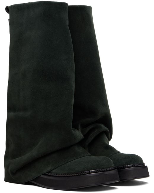 The Attico Black The Combat Boots