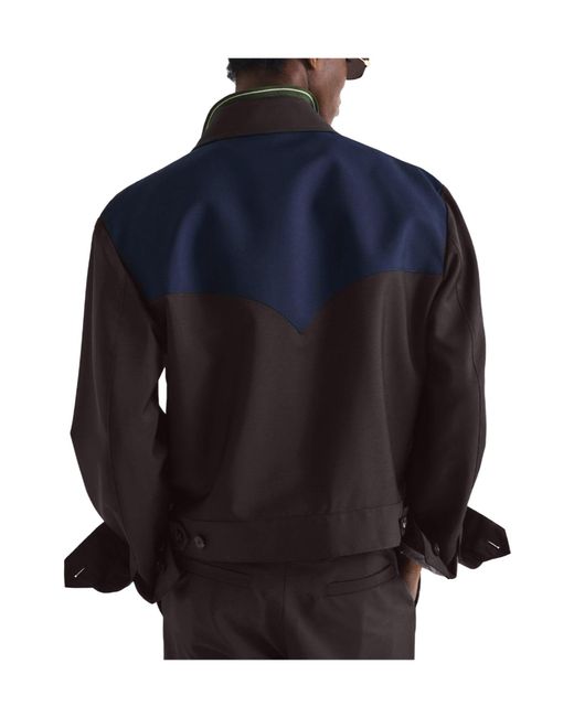 Versace Blue Classic Jacket for men