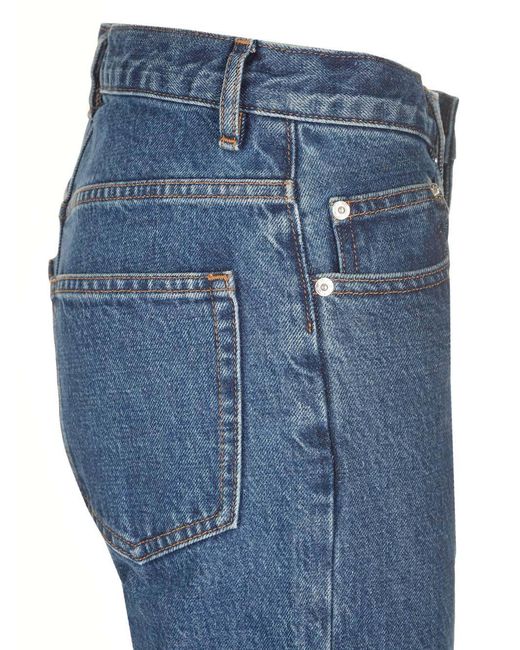 A.P.C. Blue Relaxed Straight-Leg Jeans