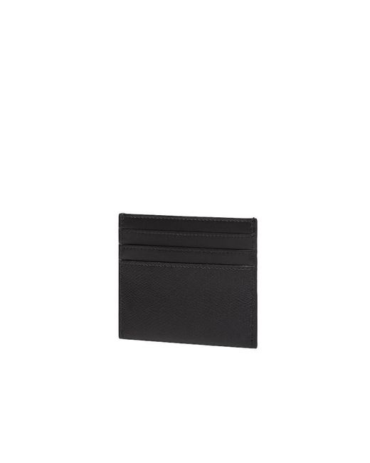 Fendi Black Ff Diamonds Open Top Card Case