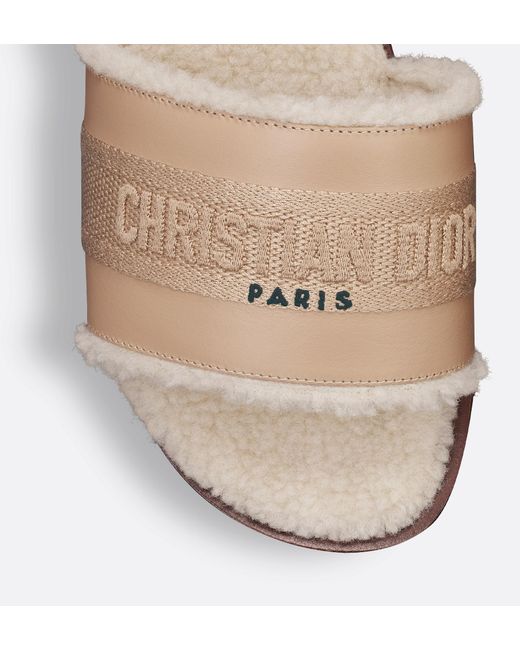 Dior White Dway Slide