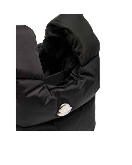 Moncler Black Quilted Shell Cross-Body Bag