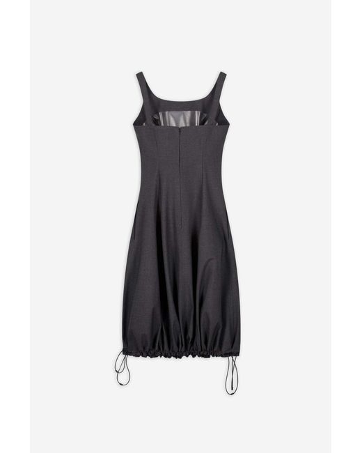 Coperni Black Tailored Balloon Dress