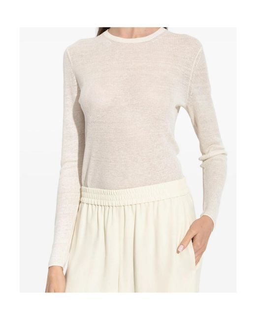 Theory White Long Sleeve Top