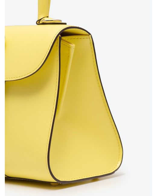 Delvaux Yellow Brillant Mini Tote Bag