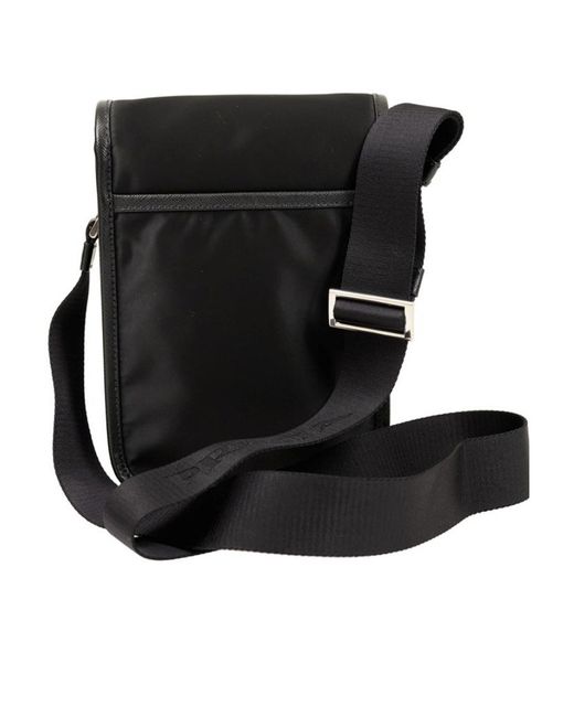 Prada Black Logo Cross-Body Bag for men