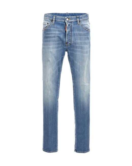 DSquared² Blue Cool Guy Skinny Jeans for men
