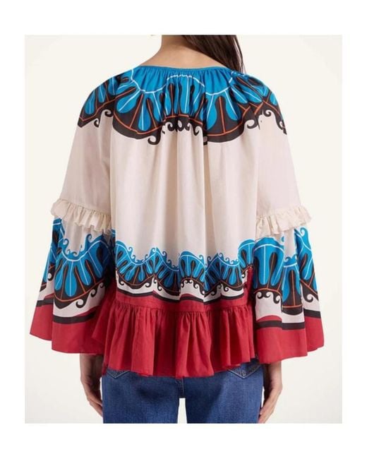LaDoubleJ Blue X Mother Boho Blouse