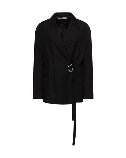 J.W. Anderson Black Wrap Jacket