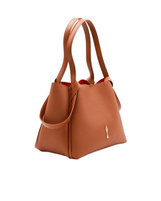 Christian Louboutin Brown Bettina Small Tote Bag