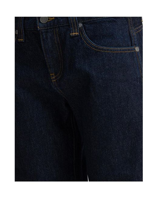 Khaite Blue Karo Straight-Leg Jeans