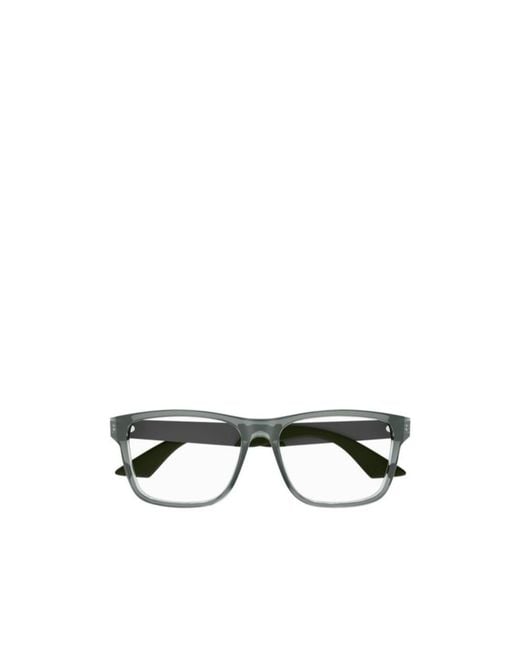 Montblanc Metallic Eyewear Mb0300O Rectangular Glasses And Frames