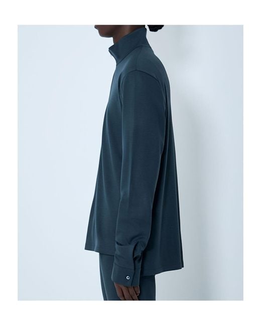 Rier Blue Polar Jogging Sweatshirt for men