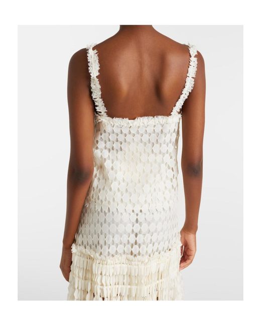 Ulla Johnson White Lace Cotton Blend Top