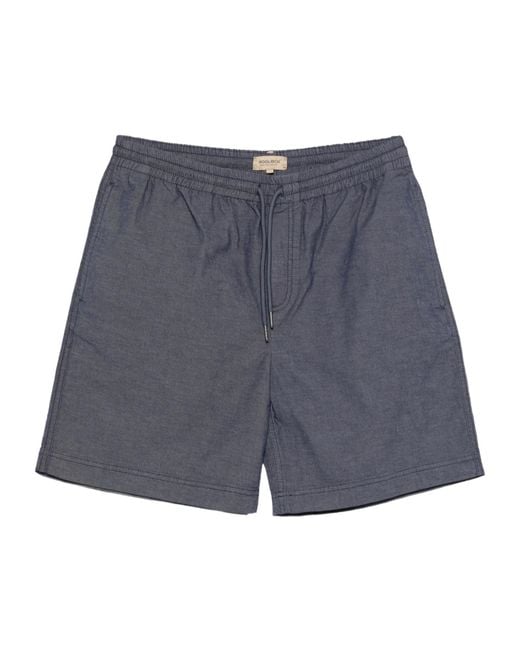 Woolrich Blue Drawstring Shorts for men
