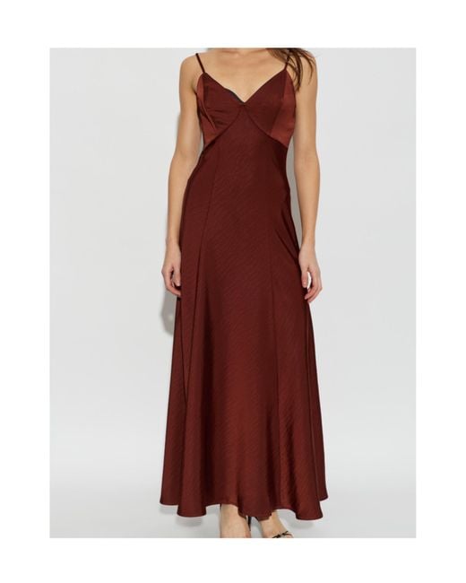 AllSaints Purple Suspender Dress