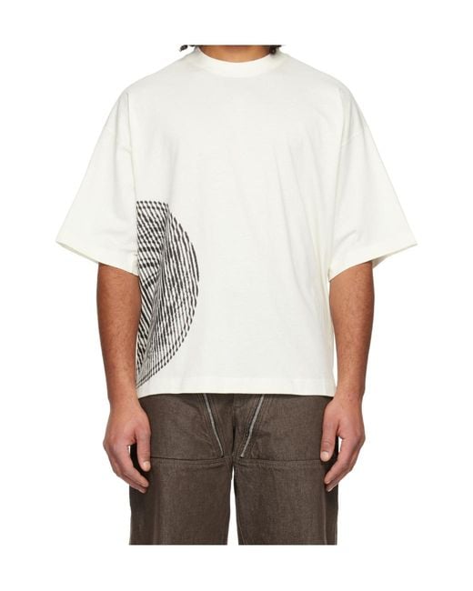 Jean Paul Gaultier White Oversized Cotton Jersey T-Shirt