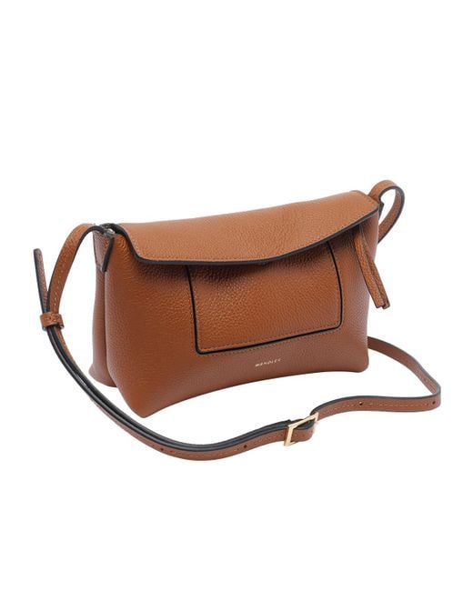 Wandler Brown Slouch Mini Shoulder Bag