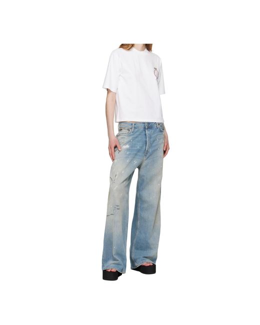 Off-White c/o Virgil Abloh White Royal Crown Boxy T-Shirt