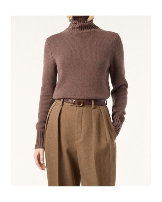 Loro Piana Brown Parksville Turtleneck