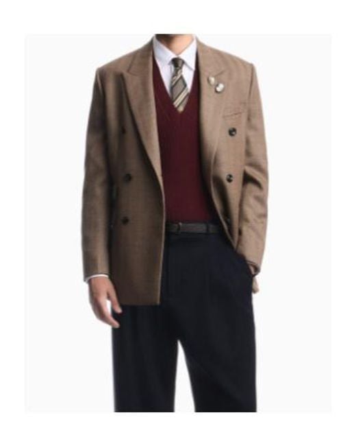 Emporio Armani Natural Lined Blazer for men