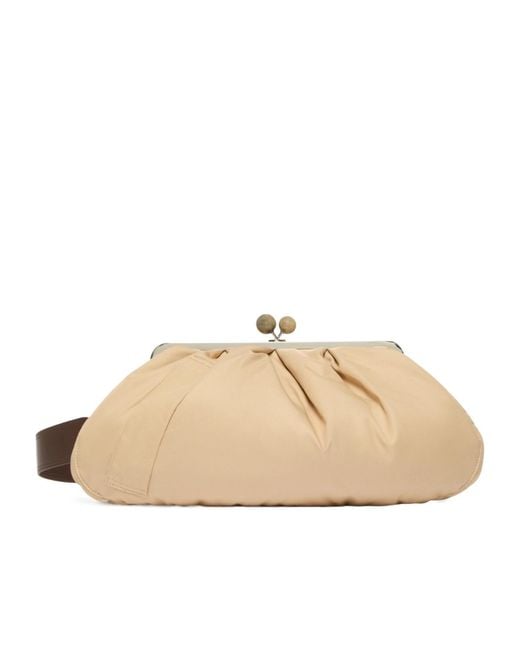 Weekend by Maxmara Natural Wkapio Extra-Large Padded Gabardine Pasticcino Bag