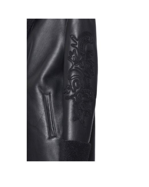 Ermanno Scervino Black Long-Sleeved Coat