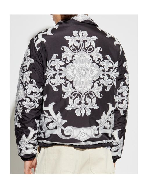 Versace Black Reversible Jacket for men