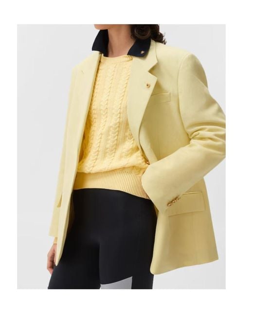 Versace Metallic Medusa-Button Single-Breasted Blazer