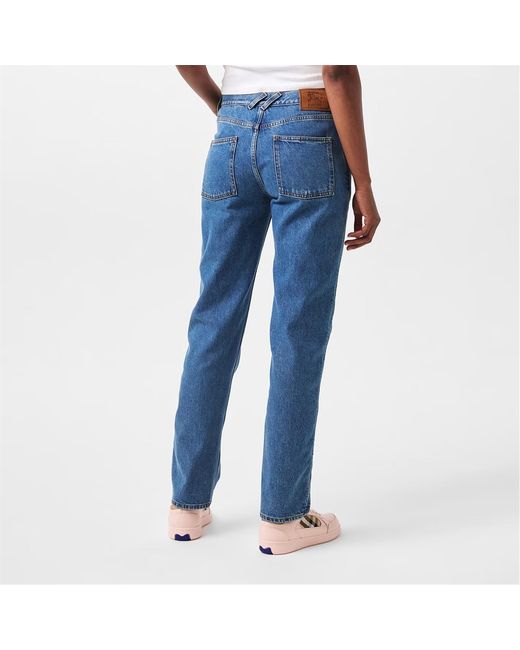 Burberry Blue Wide Jeans