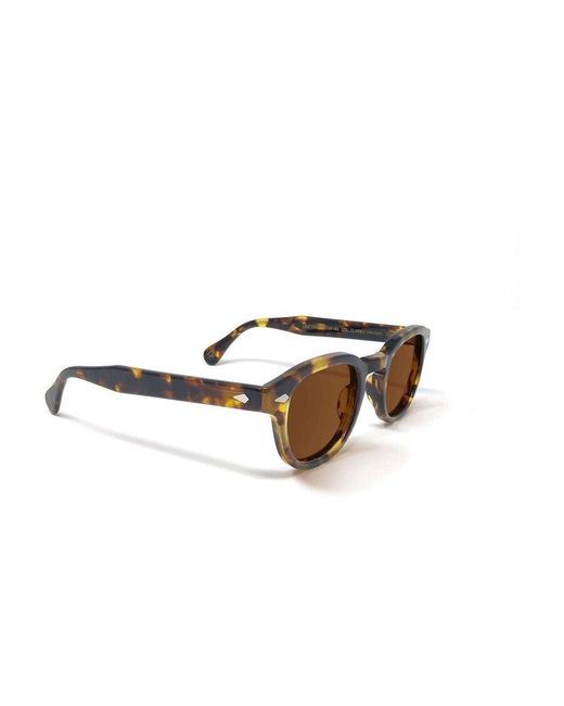Moscot Brown 100 Acetate 100 Metal Occhiali Da Sole for men
